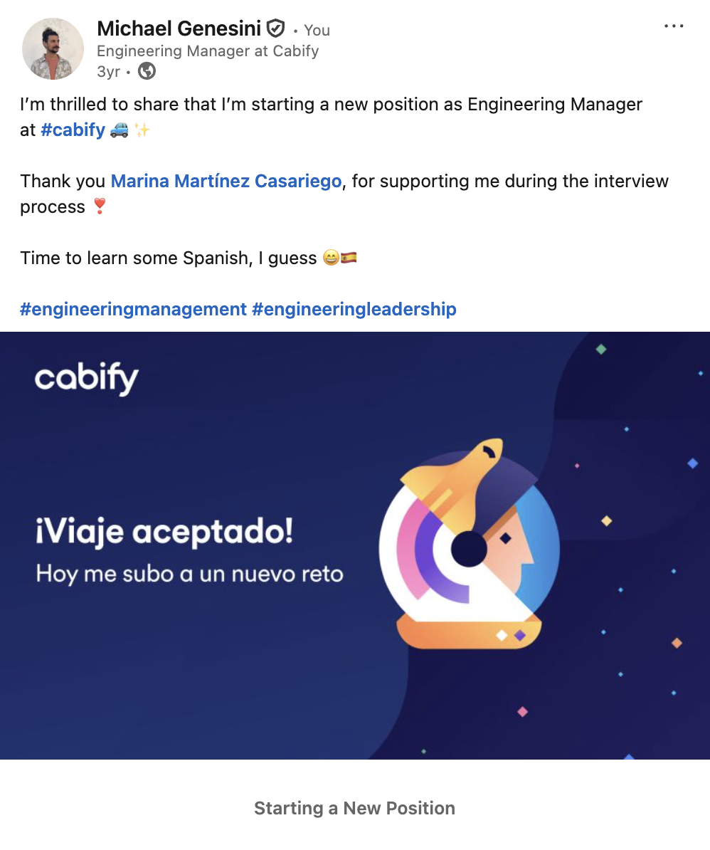 Michael Genesini Cabify 2023